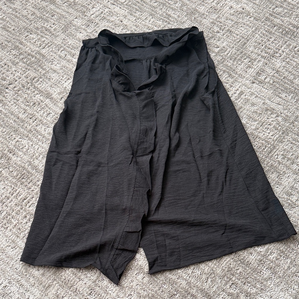 Women's Black Button Down Shirt